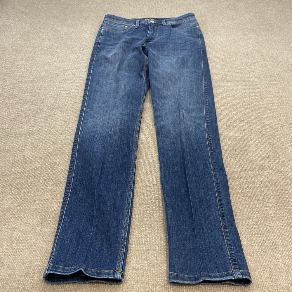 DU/ER L2X Relaxed Taper Jeans Mens 31x32 Medium Wash Blue Stretch Denim